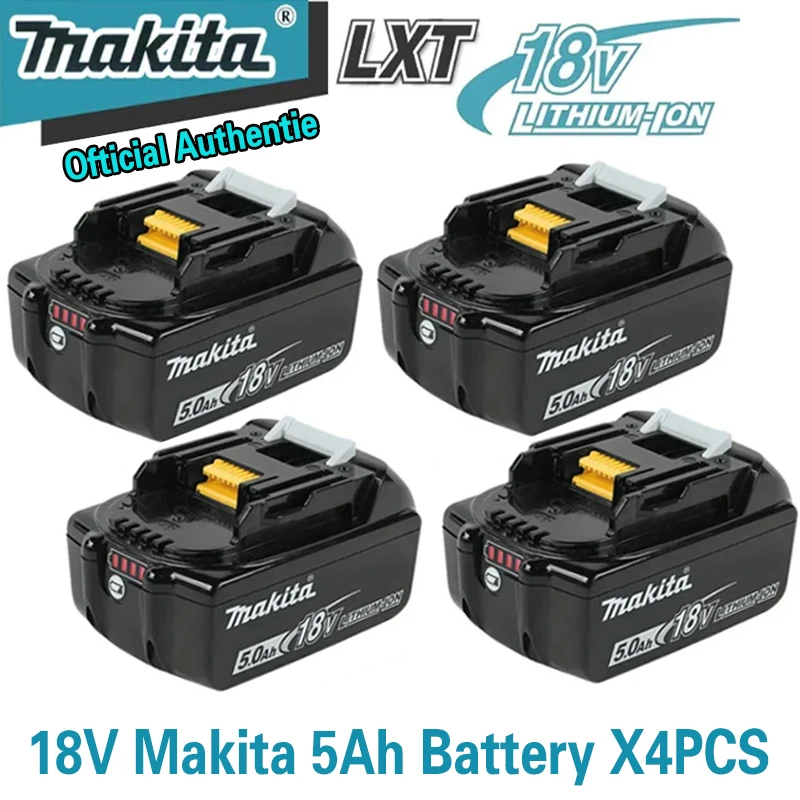 

100% Original Makita Rechargeable Battery, Replaceable LED Lithium-ion, 6.0Ah 18V BL1860B BL1860 BL1850 BL1830 BL1815