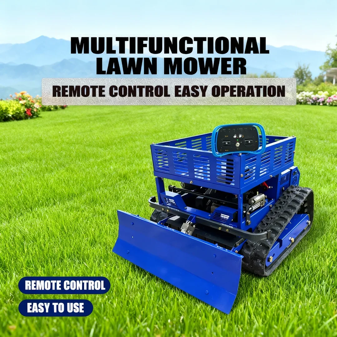 

Индивидуальная гусеничная газонокосилка, сертифицированная CE EPA - подметальная машина с бесщеточным двигателем с фабрики и дистанционным управлением с стойкой для хранения