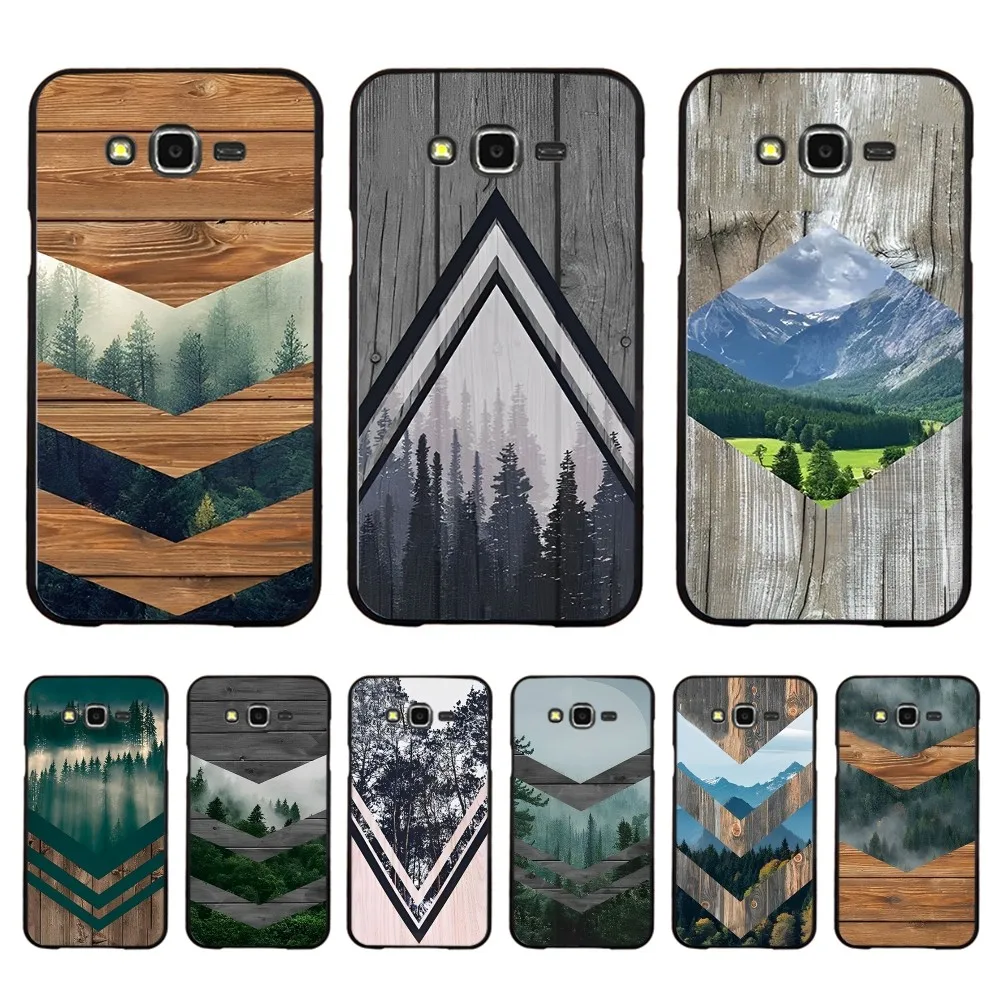 

Forest Geometry Wood Mousepad For Samsung J 7 plus 7core J7 neo J6 plus prime J6 J4 J5 Mobile Cover