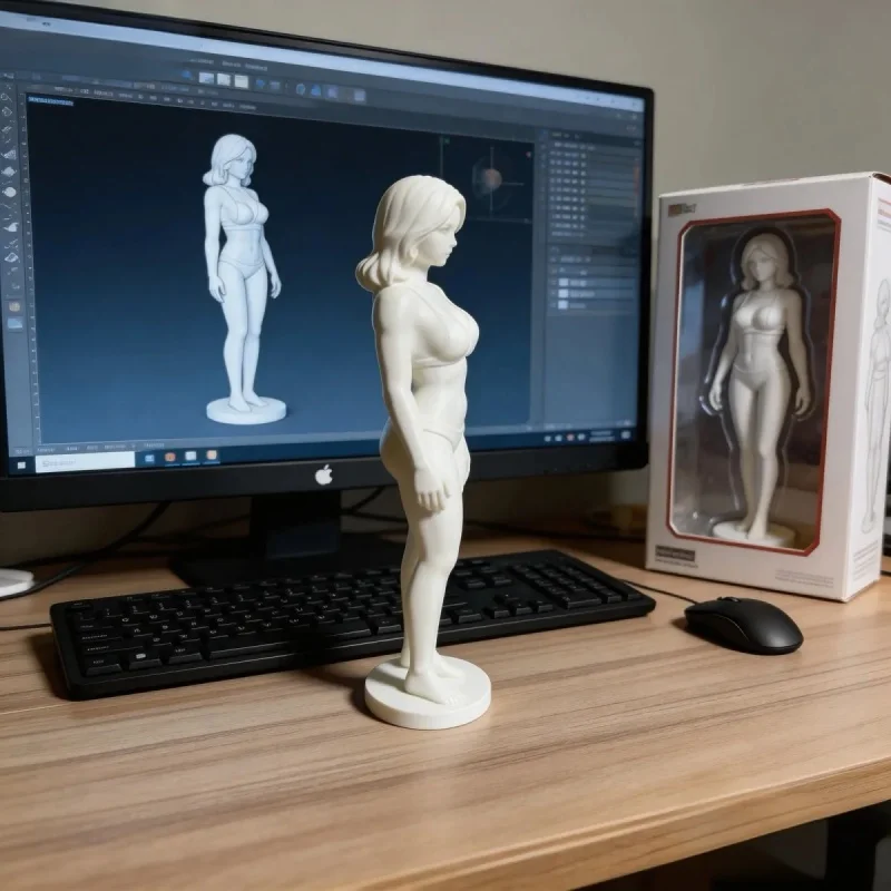 

Custom 3D Printed Pure Desire Bikini Goddess Sculpture Desktop Ornament Character Model Home Decoration Collectible Art Gift