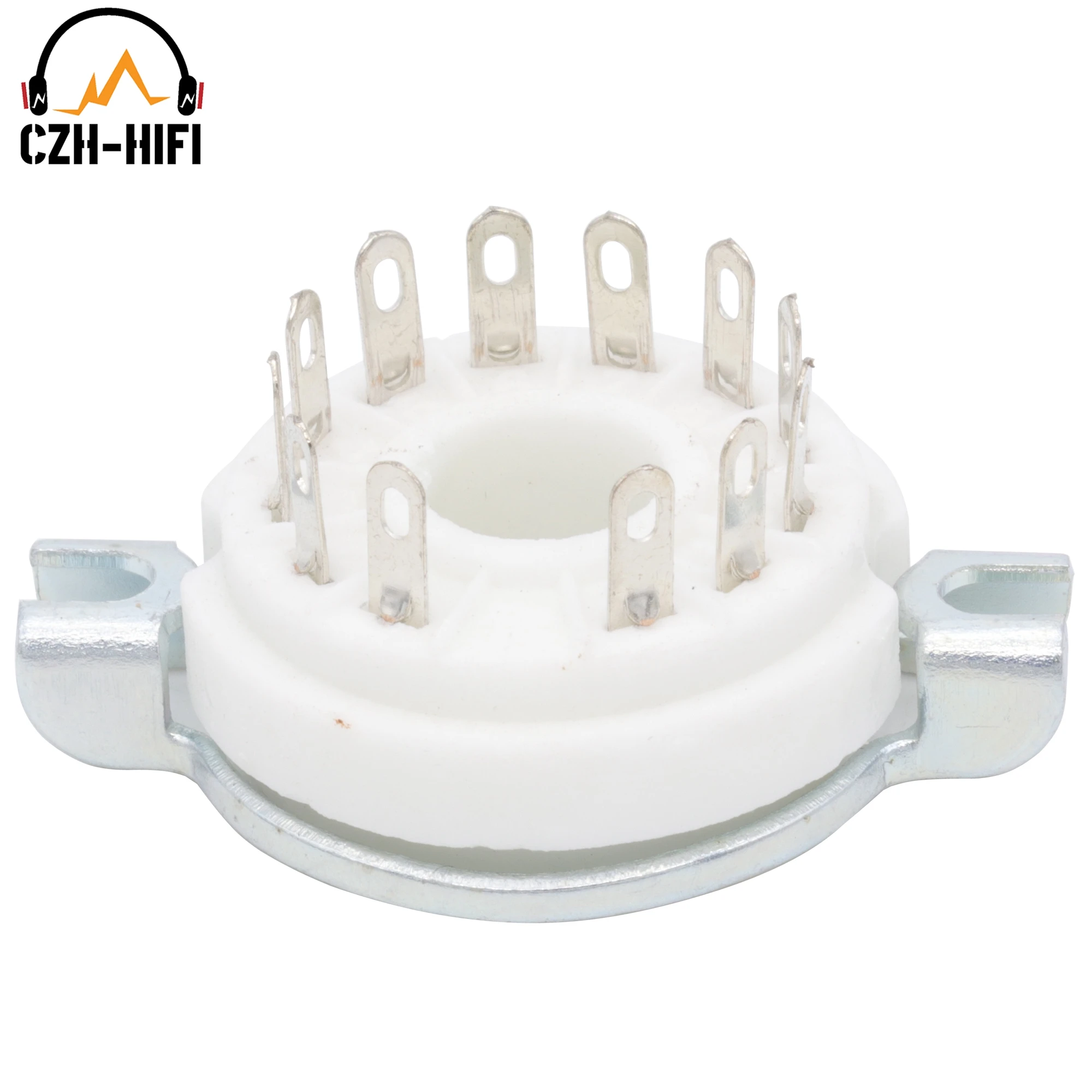 1 قطعة 12pin B12C أنبوب سيراميك قاعدة صمام مأخذ الطاقة مصباح جاك ل 50CA10 ، 6CA10 ، 6HF5 ، 6C10 6JB5 6GE5 8GU7 8AC9 9MN8 6EA4 الصوت #6