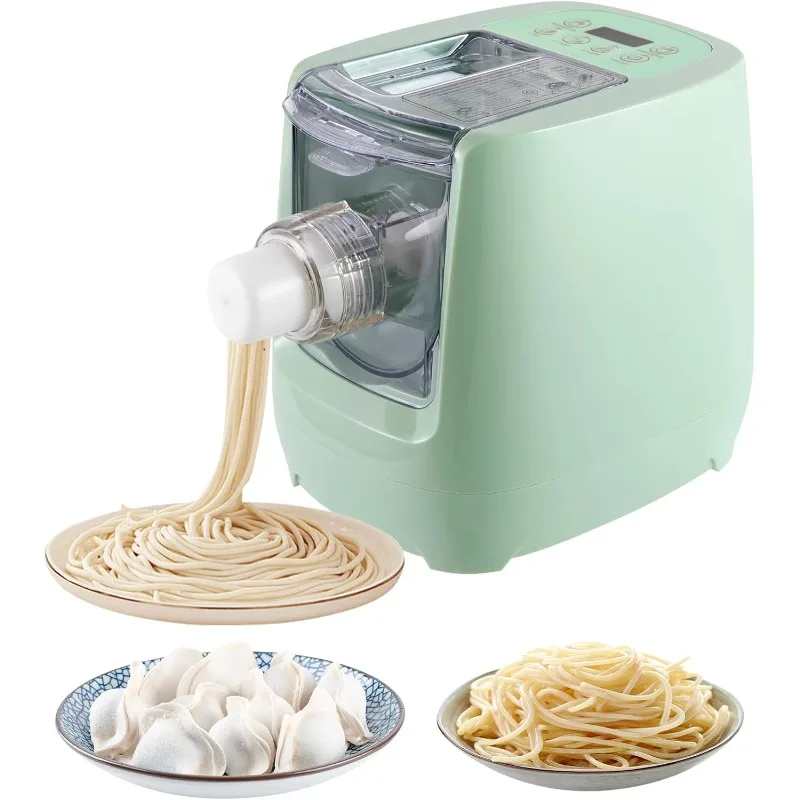 Máquina eléctrica para hacer pasta, máquina automática para hacer pasta con 13 discos para espaguetis, fettucine y más, máquina para hacer pasta y fideos