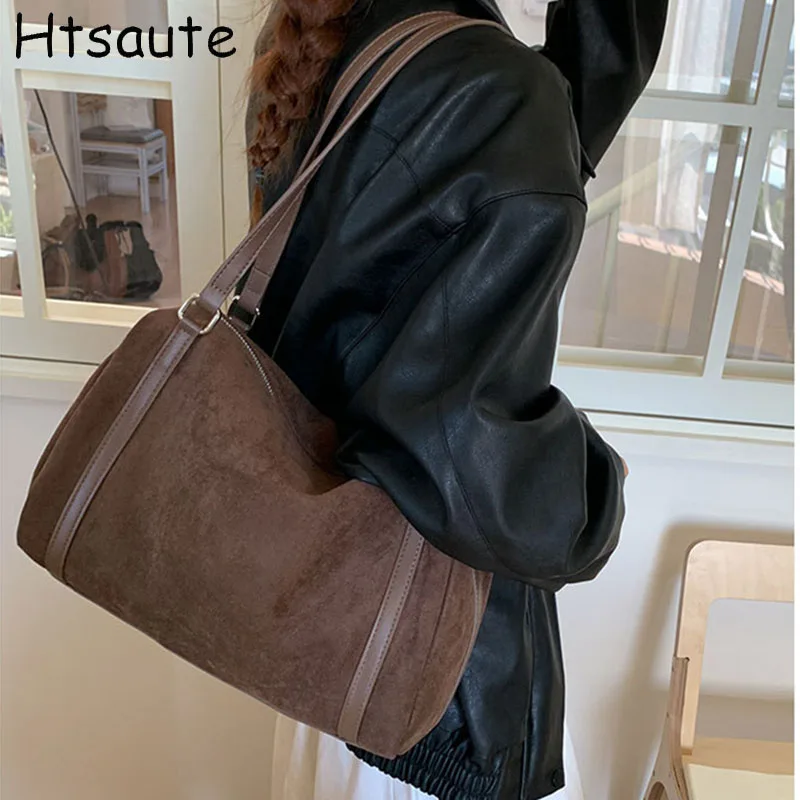 

High Quality Women Handbag PU Leather Tote Textured Single Shoulder Bags Fashion Shopping Crossbody Commuting Tote Bag bolas