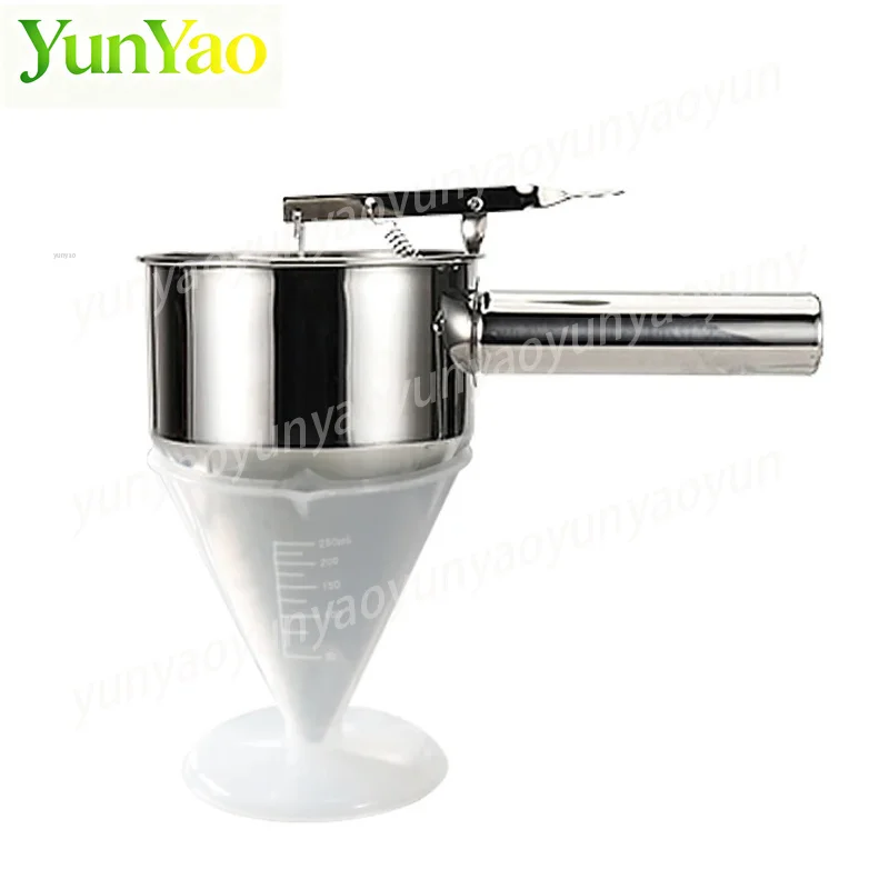 

Cupcakes Waffles Octopus Balls Tool/ Baking Tool /Cooking Utensils Stainless Steel Funnel with rack