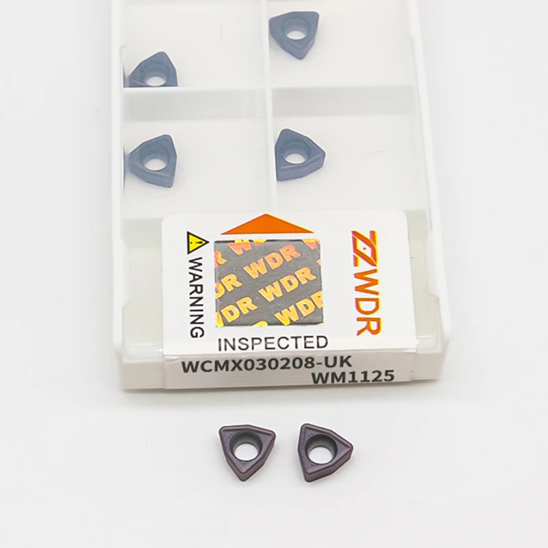 10 Uds. Cuchilla de perforación en U de alta calidad WCMX 030208   WCMX 040208   WCMX06T308 WCMX 080412   Insertos indexables UK 1125 para metal con taladro en U