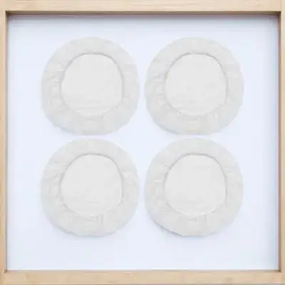 

4Pcs Breathable Cotton Mesh Hair Net Spacious Reusable for Food Service Workers Baking Cooking Kitchen Cap Elastic Bun Cover