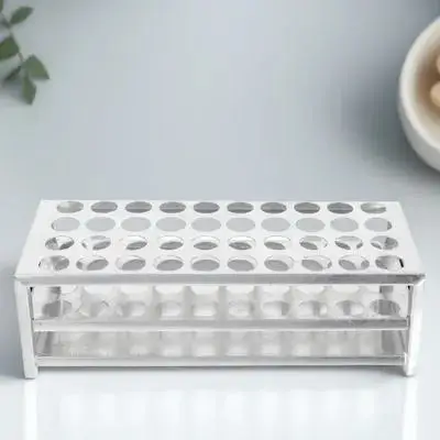 Aluminum Test Tube Rack Durable Lightweight Laboratory Storage Stand For Scientific Research Industrial Mining Colleges Lab Test view 6