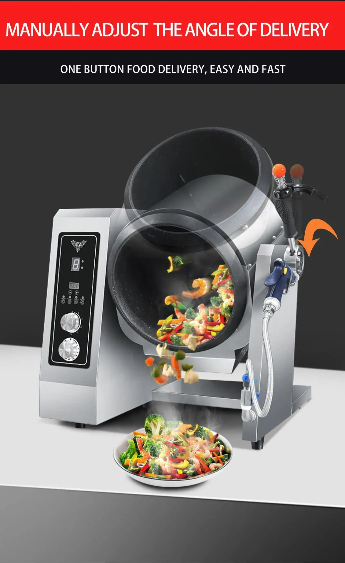 Take Away Shop Small Restaurant Use Automatic Cooking Kitchen Machines Cooking Robot Wok Machines for Small Businesses