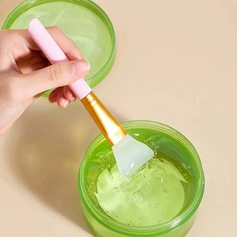 2/4/6PCS Black/White/Pink Silicone Facial Mask Brush Face Skin Care Tool Soft headed DIY Mud Film Brush Apply Face Beauty Tools