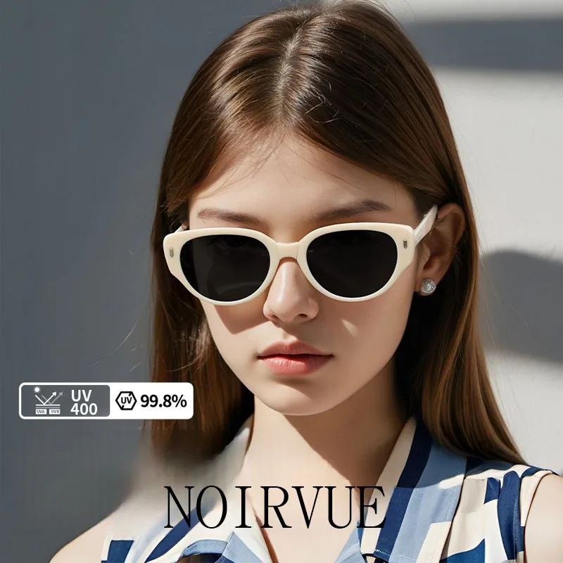 

NOIRVUE Foldable Cat-Eye Polarized Sunglasses for Women Men,TAC Lenses TR-90 Frame,UV400