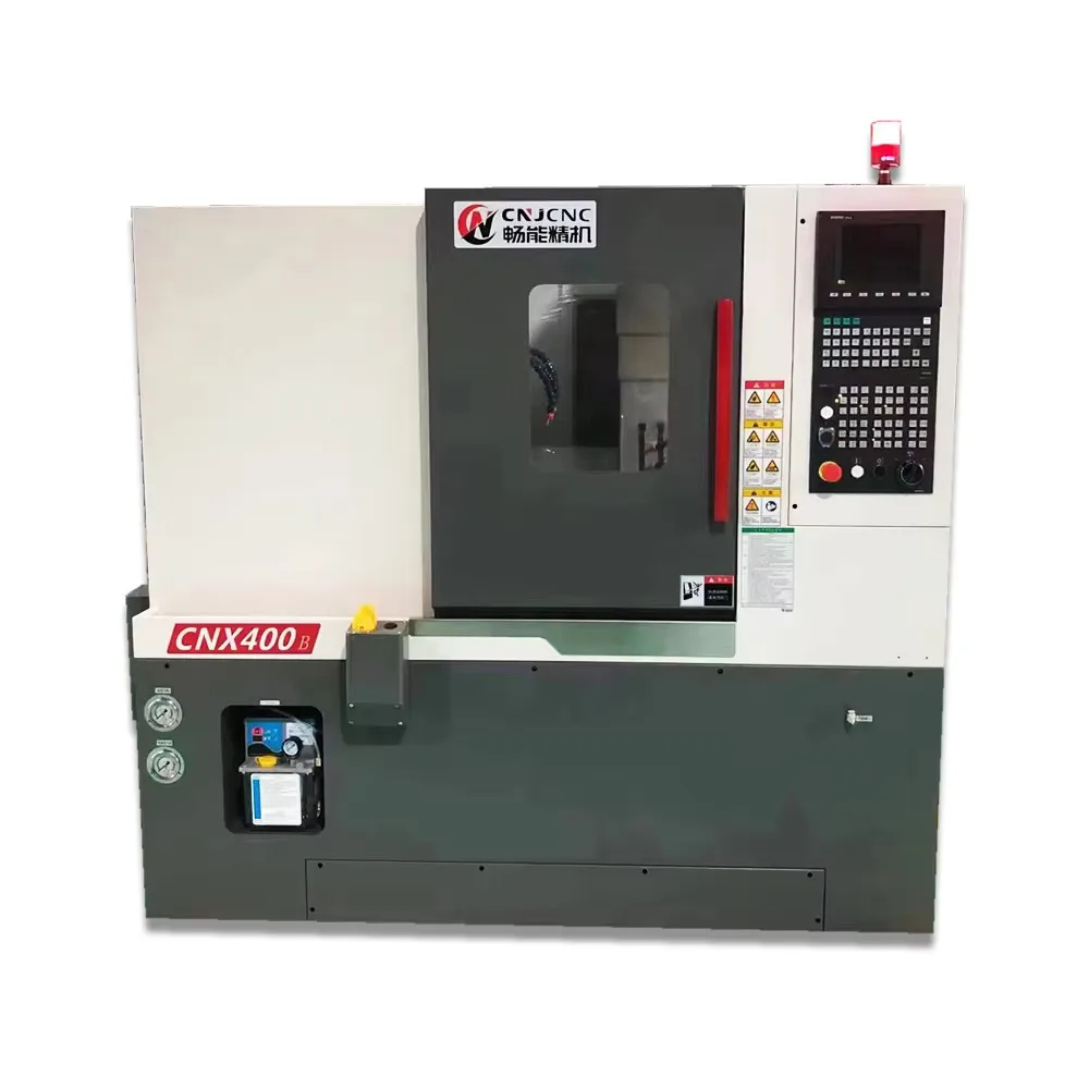 SNSK CNX400B Intelligent Price Quick Change Post 2 Axis Metal Cutting General Hine Tool Slant Bed CNC Lathe