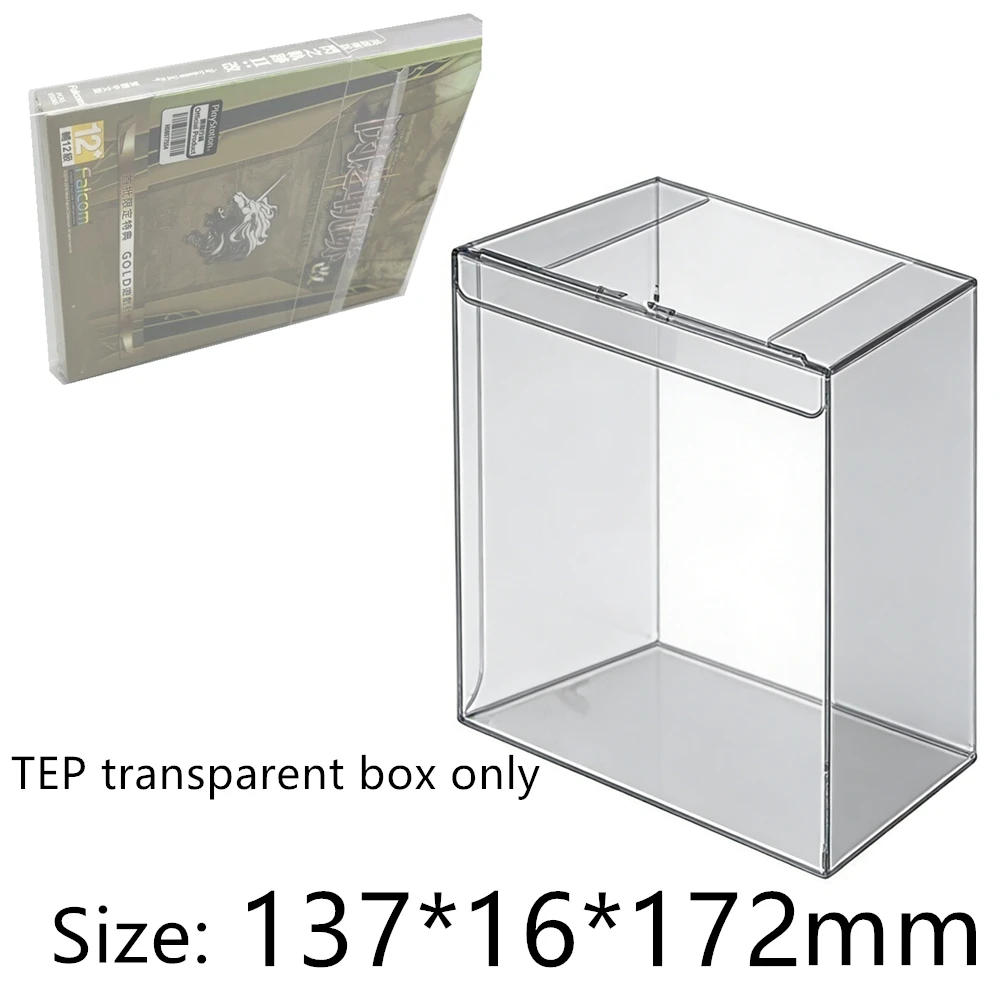 Transparent Box Protector For The Legend of Heroes: Trails of Cold Steel/PS4 Boxes PET Storage Game Shell Clear Display Case