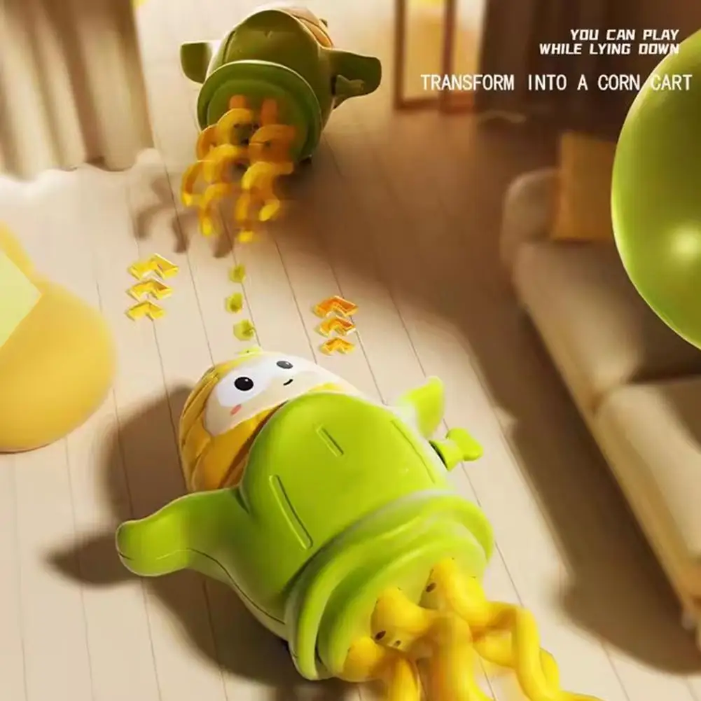Dança andando brinquedo de milho crianças brinquedos eletrônicos para animais de estimação indução deitado lula plana com luz & presentes de música decoração de casa presentes de aniversário