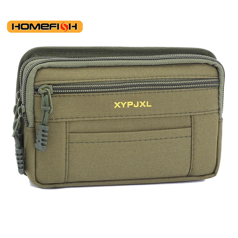 Men's Waterproof Tactical Waist Pack with Molle System - Nylon Bum Bag for Outdoor Military Sport Hunting Mobile Phone & Travel view 6