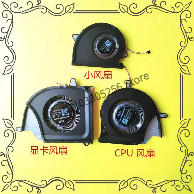 

New For Asus ROG Flow X16 GV601 GV601RE GV601RM GV601RW GV601VI GV601VU CPU GPU Fan