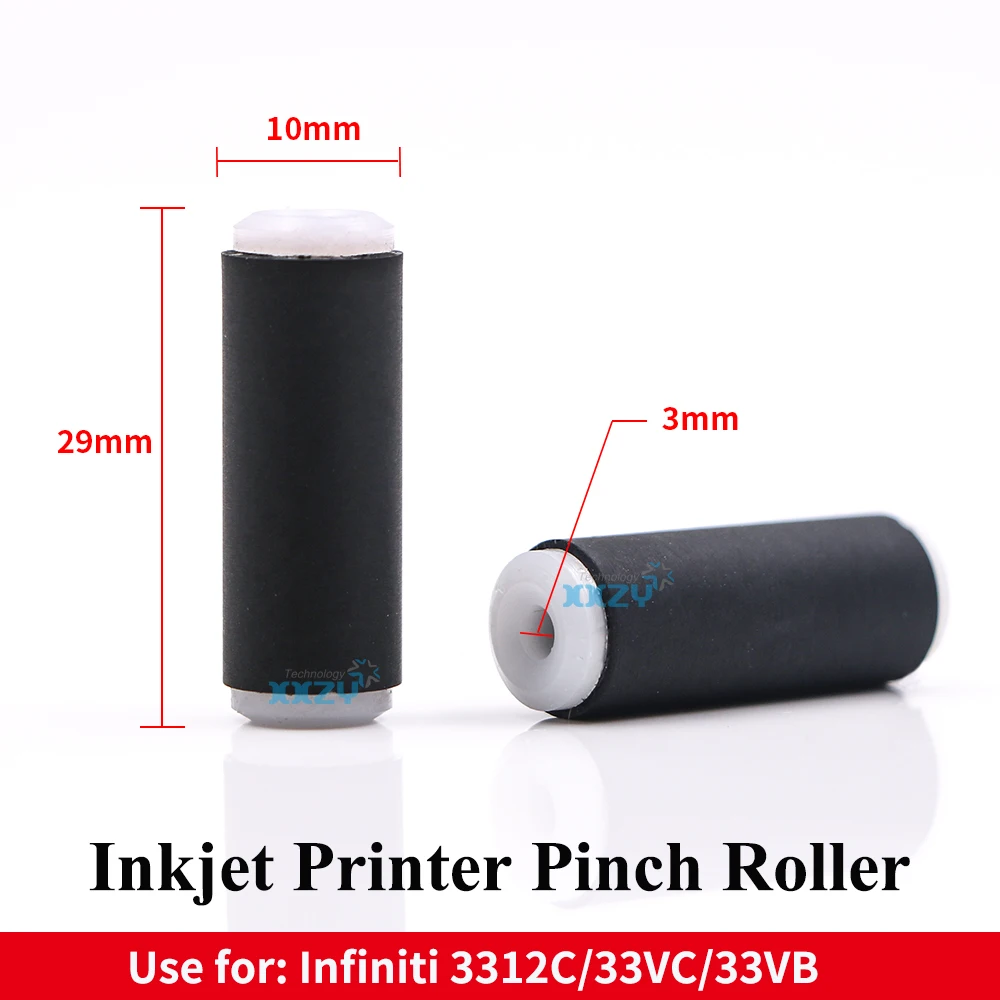 

10 шт./лот, резиновый прижимной ролик для экосольвентного принтера Infiniti 3312C/33VC/33VB VCX, ролик для прижима бумаги
