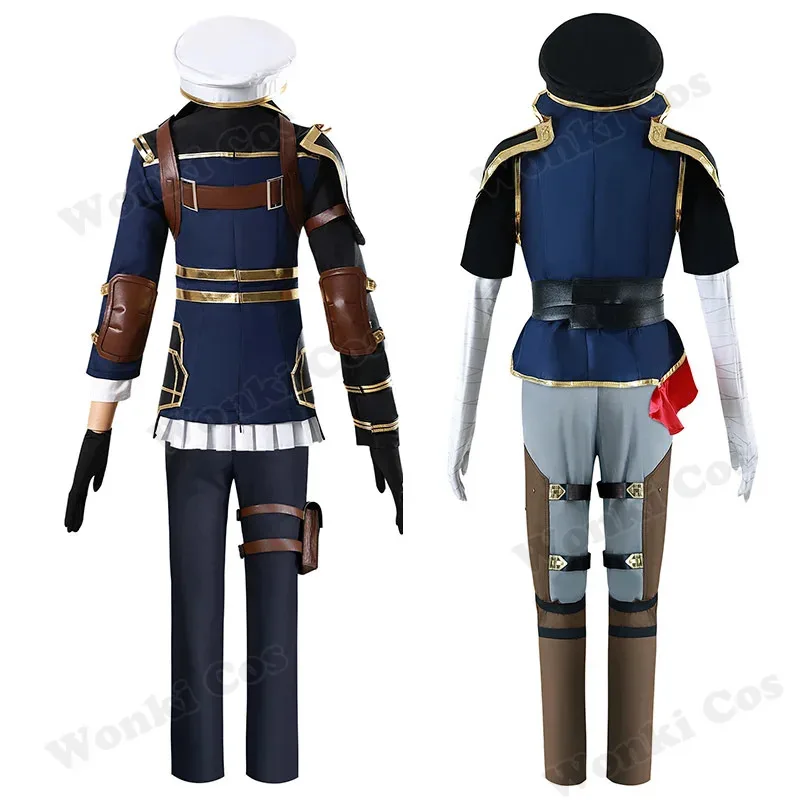 أزياء CyArcane Caitlyn التأثيرية شعر مستعار Jinx Sister Vi أزياء تنكرية للنساء ملابس لعب الأدوار في الهالوين