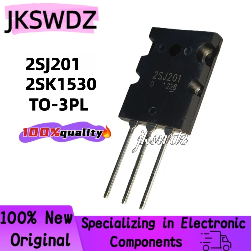 

5 pcs 100% NEW K1530 J201 2SK1530 2SJ201 TO-264 matching transistors for high-power audio power amplifiers