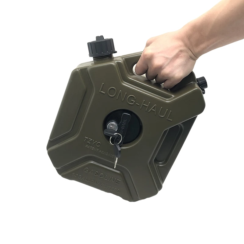 3L 5L Motorcycle Fuel Tank Petrol Cans Petrol Diesel Storage Gas Tank with Lock Mounting Emergency Backup Fuel Tank