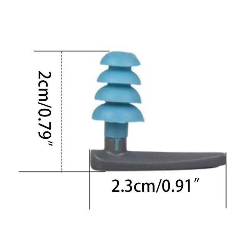 Nút bơi bằng silicon mềm Nút thoải mái chống nước chống ồn Khử tiếng ồn có thể tái sử dụng thính giác để bảo vệ nghe