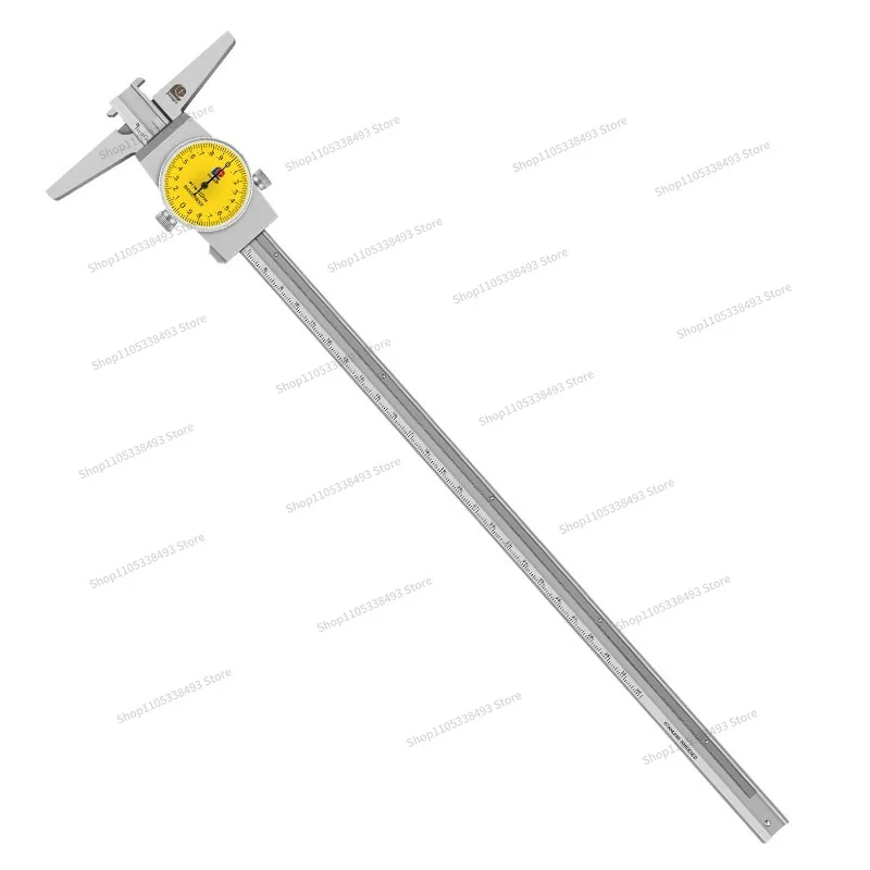 For Double Hook Head with Table Depth Ruler 0-150-200-300mm with Dial Vernier Caliper High Accuracy 0.02