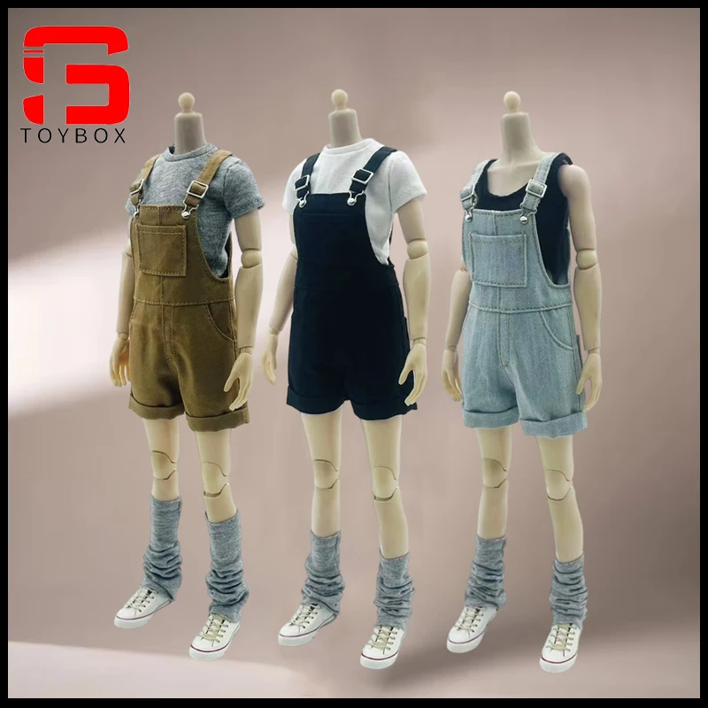 1/6 schaal trendy riem shorts kleding model geschikt voor 12 inch vrouwelijke soldaat actiefiguur lichaamspoppen