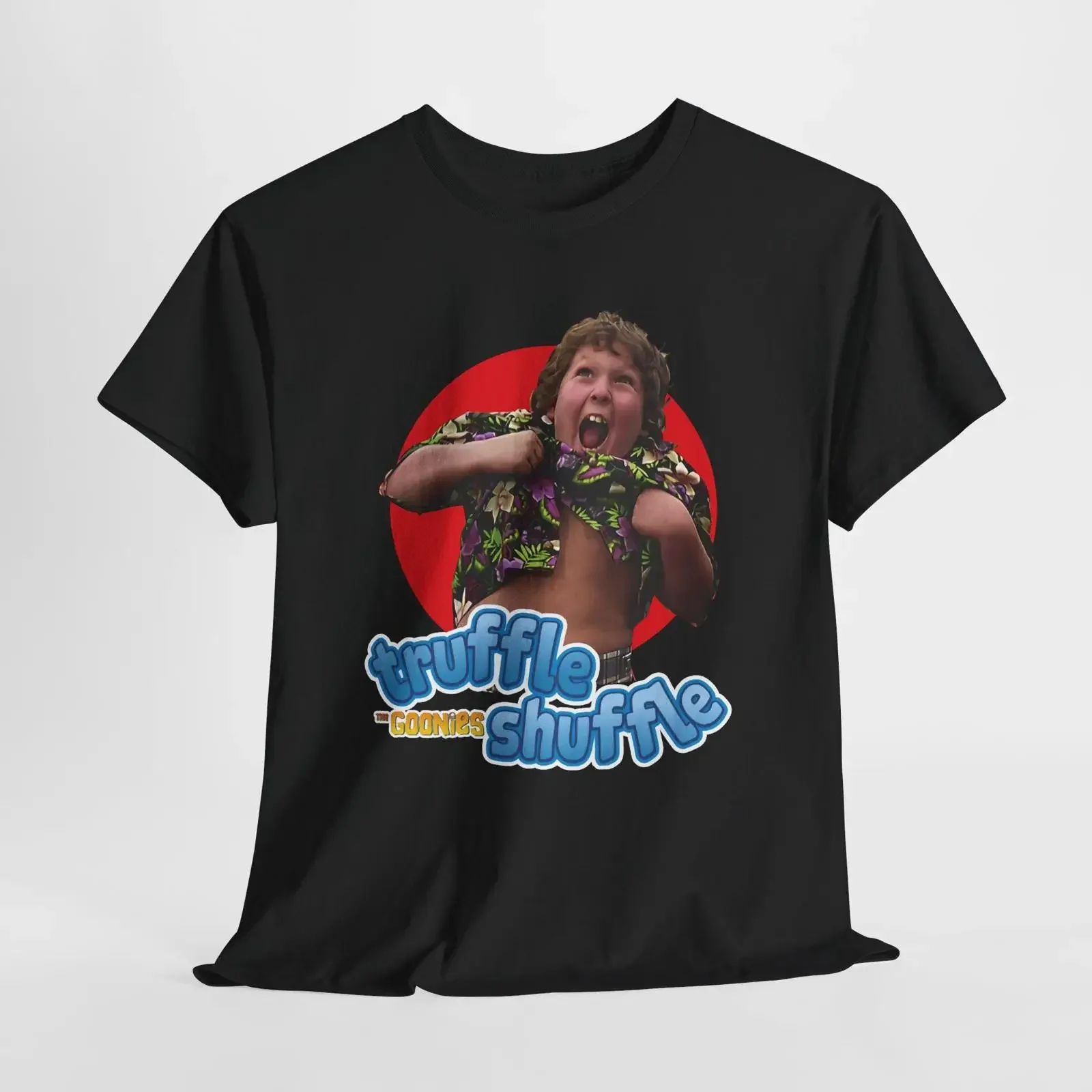 The Goonies Truffle Shuffle Movies Blue Navy Black T Shirt Size S 5XL vintage Washed streetwear designer clothes Comfortable