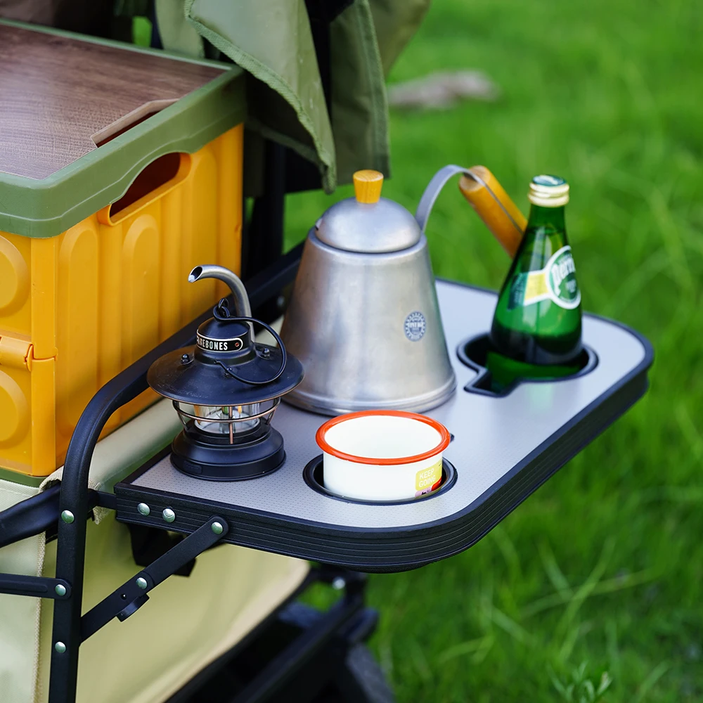 عربة التخييم، مقطورة التخييم في الهواء الطلق، سفر قابل للطي، يمكن للأطفال الاستلقاء، النزهة، التخييم، التجمع، تخزين قابل للطي #5