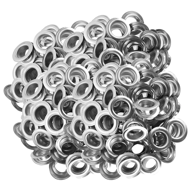 Grommet Tool Kit Grommet & Washer Grommet Kit 500Pcs, 2 Grommets Kit, Suitable For Leather Bags Banner