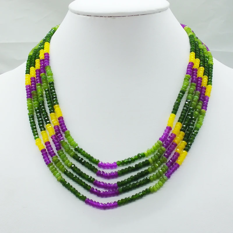 sweet. Exquisite  Classic Brazil semi-precious stone necklace 18-23