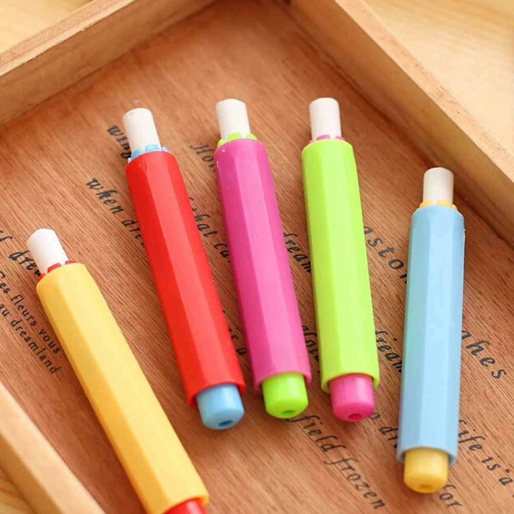 1PC Color Chalk Holders School Teaching Aids For Teachers Writing Extender Children Drawing Board Accessories
