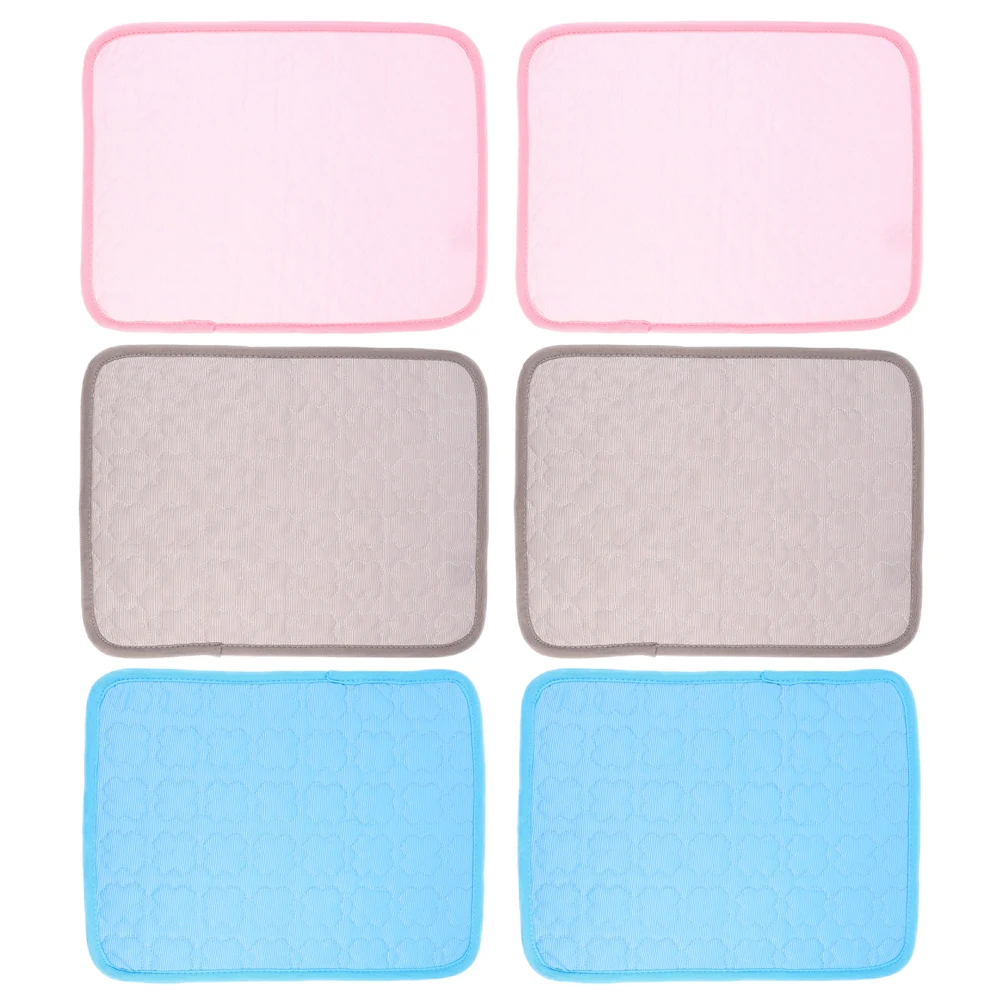 

6pcs Pet Training Mat Premium Pad For Hamster Rabbit Small Animals Summer Sleeping Cushion Mat Cooling Bed For