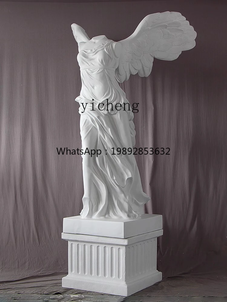 Free Muse Sculpture Victory Muse Ornament Imitation Gypsum Large Fiberglass Figure Statue