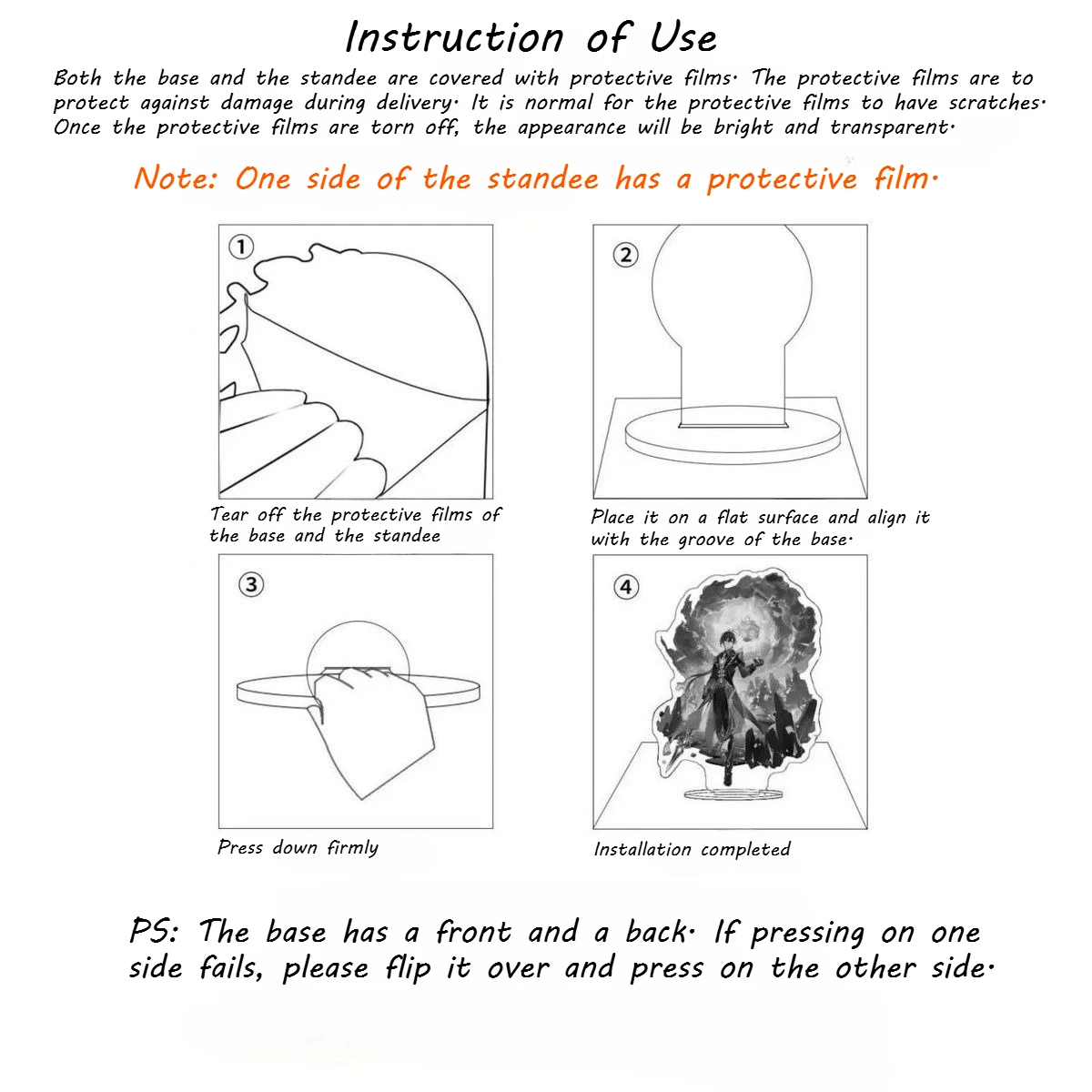 10cm Genshin Impact Scaramouche, Furina, Yae Miko Standee – 친구나 팬을 위한 생일 선물, 데스크탑 장식