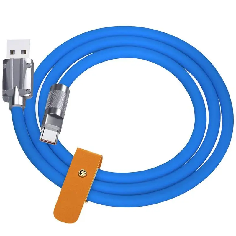 Liquid Silicone Cable 120W Charge Cables for Phone Phone Charger Cable Liquid Silicone Type C Power Cord Smartphones