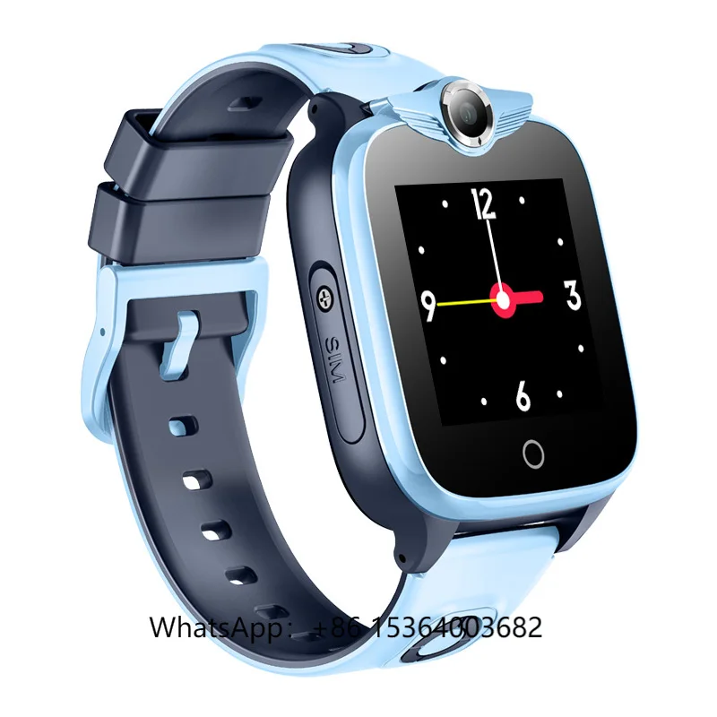 

TJXLWonlex CT09 Wifi LBS Smart Watch 4G Sim Card RTOS CAT1 Video Call Angel Eye Camera SOS GPS Tracker Safety Cheap Blue Kids Wa