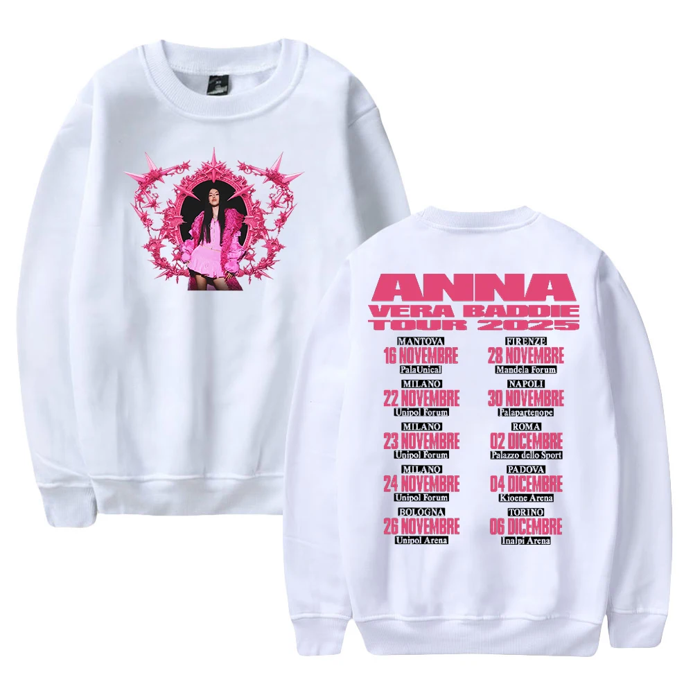 GF آنا فيرا بادي تور 2025 آنا بيبي ميرش Crewneck كم طويل ملابس الشارع الشهير الرجال النساء البلوز بلوزات #3