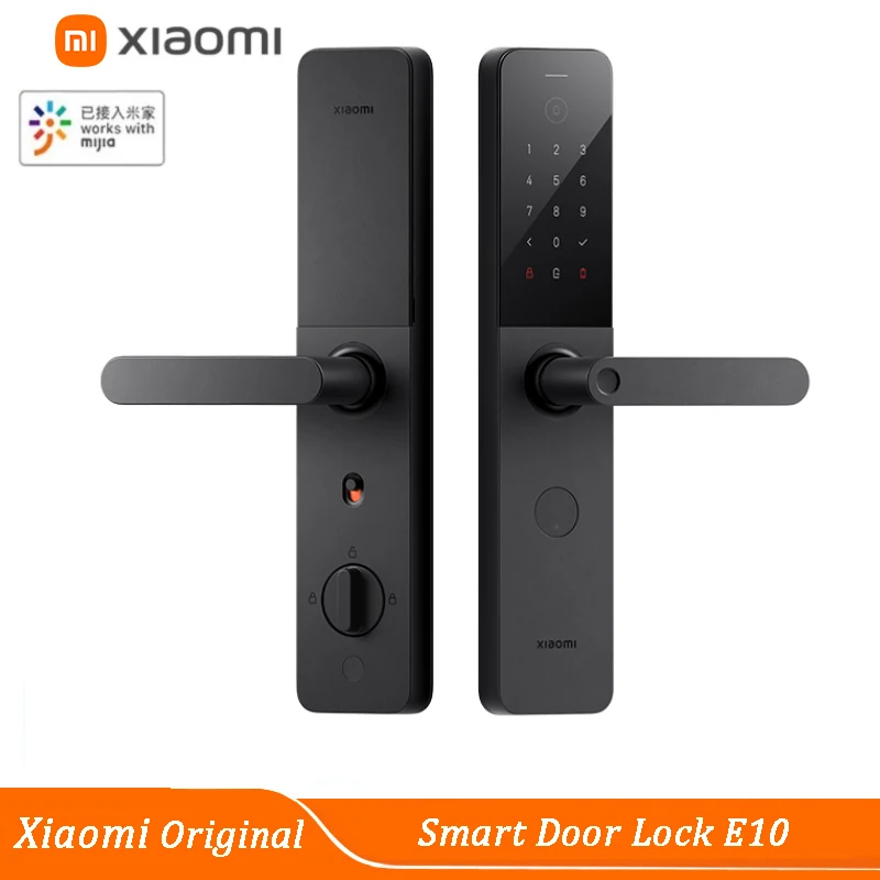 Xiaomi Smart Door Lock E10 Bluetooth Password NFC Unlocking Method C-class Lock Core Intelligent Lock Body Work with Mi Home App