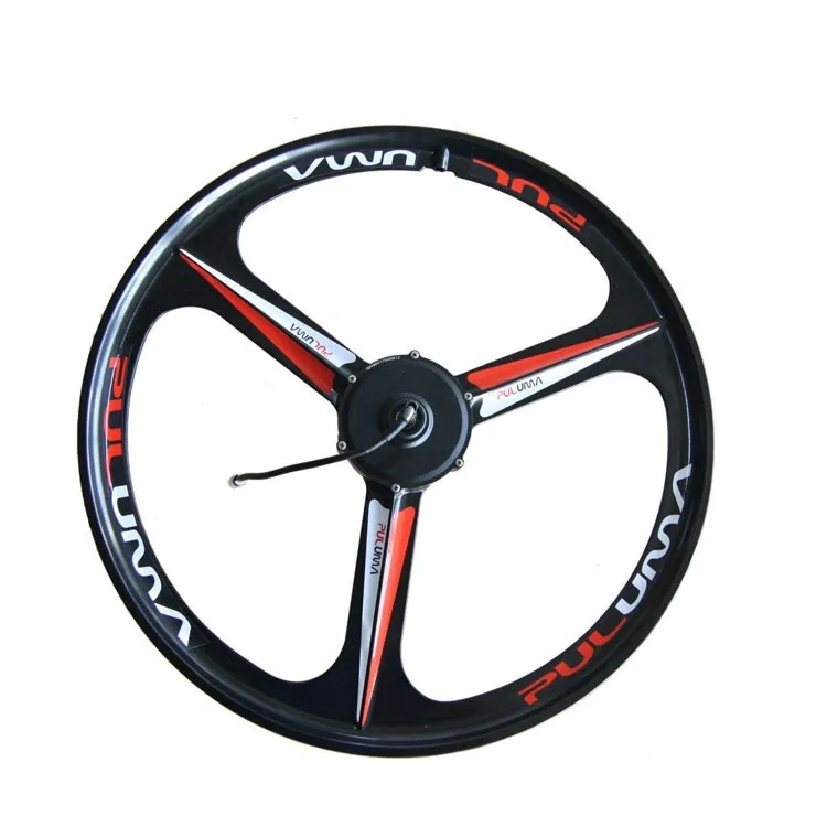 26 inch casted magnesium alloy rim 350w rear drive hub motor