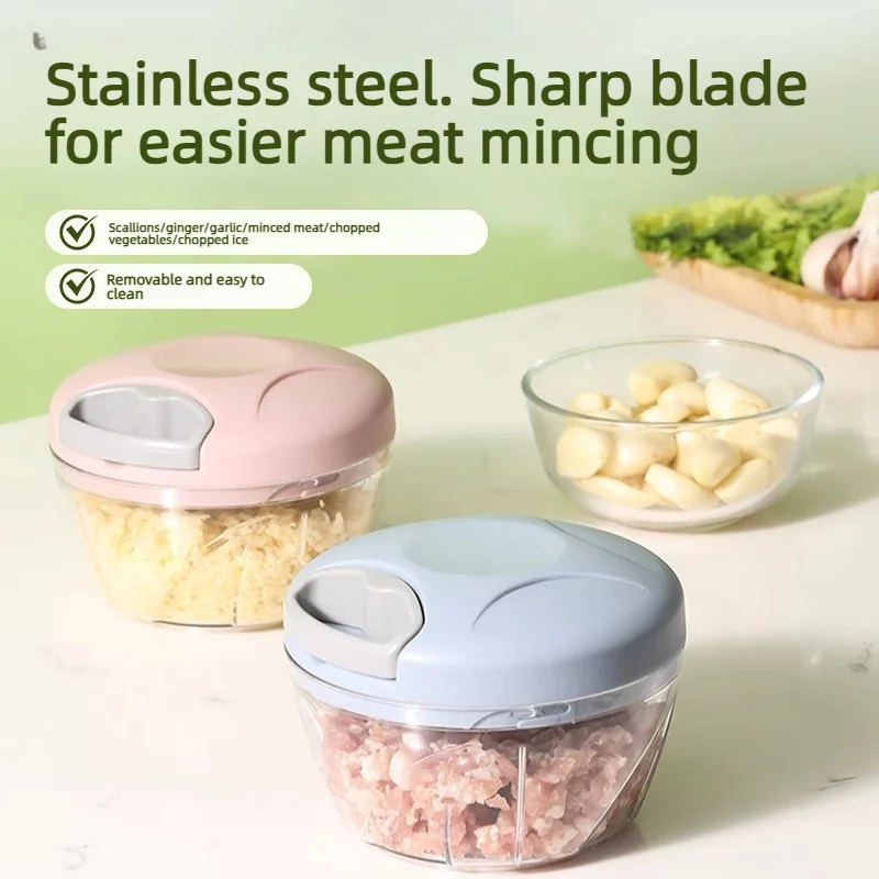 Garlic masher, manual garlic press, garlic shredder, food processor for garlic, garlic crusher
