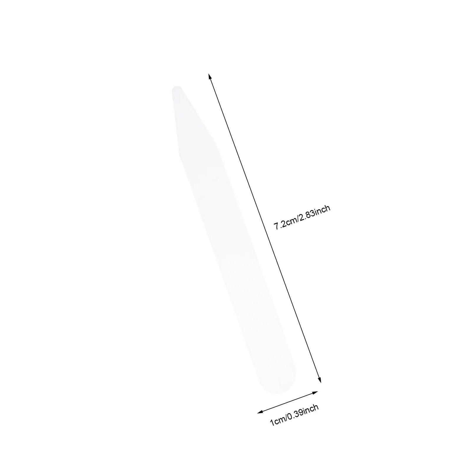300 قطعة ملحق طوق شفاف دعم لفستان قميص البدلة البلاستيك دائم قميص الملحقات طوق الوقوف