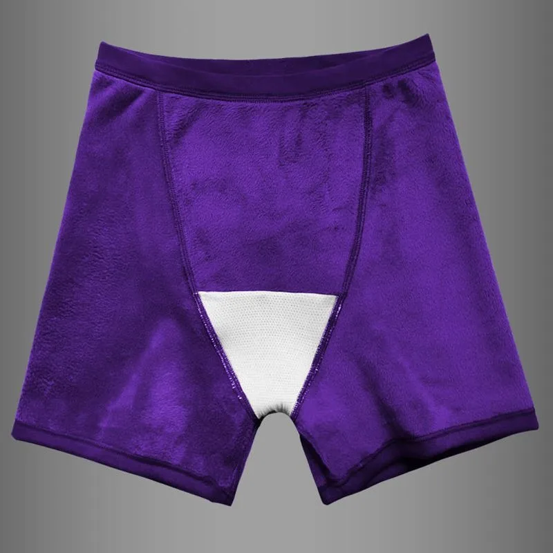 ارتفاع الخصر الفانيلا اصطف الملابس الداخلية النسائية شتاء دافئ سميكة حزام الباردة والدليل على حجم كبير السراويل الحرارية في منتصف العمر رمادي