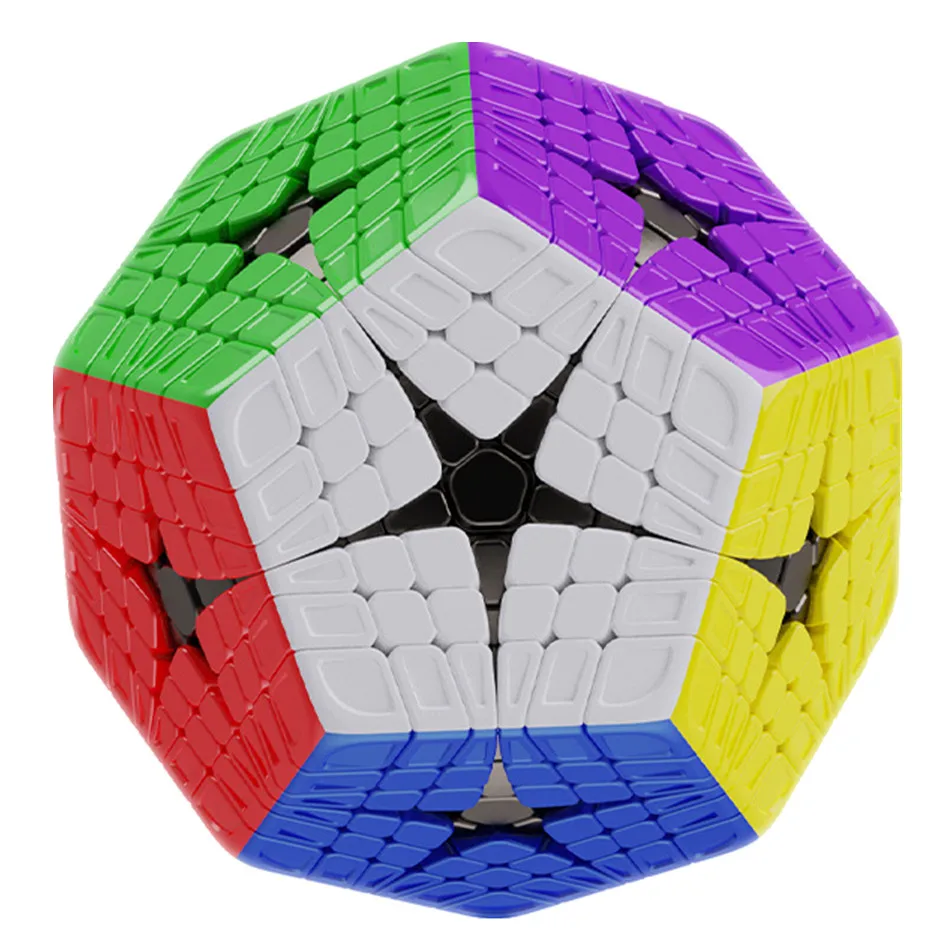 YuXin Huanglong 6X6 Dodecahedron Magic Cube Stickerless Speed 12 Faces Megaminx Puzzle Cubo Magico Toys Gifts For Children