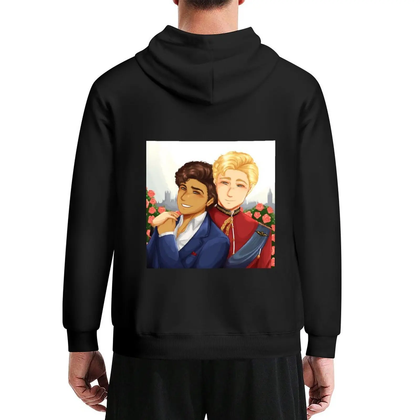 

Red White and Royal Blue Hoodie men clothes mens clothing men's clothing japanese style hoodie for men