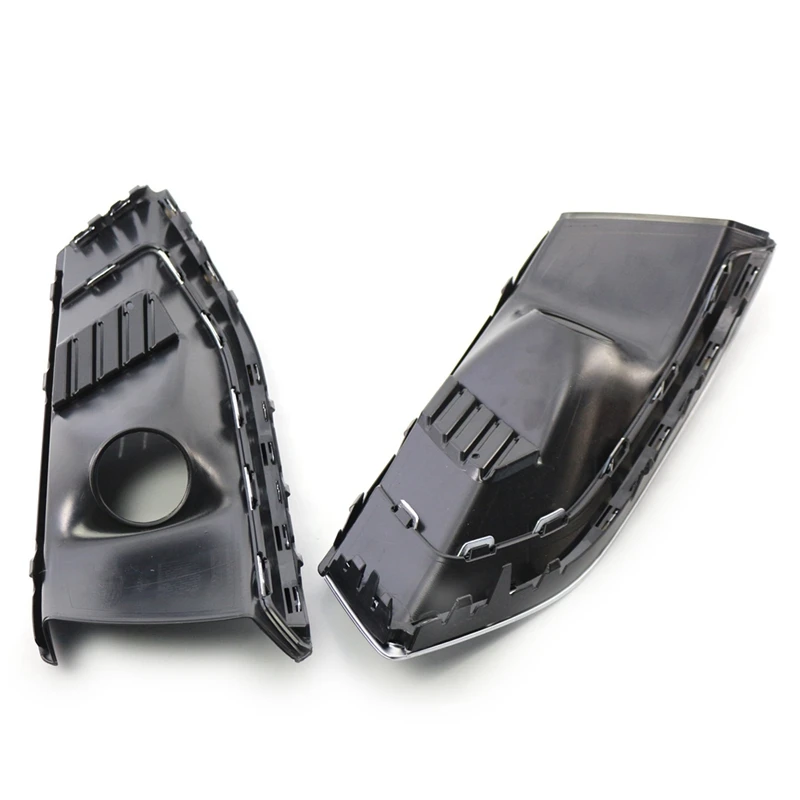 Front Bumper Fog Light Grille Cover Trim For- A4L 2020-2022 8WD807681L 8WD807682L