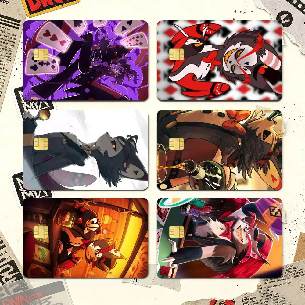 H-Hazbin H-Hotels Husk Credit Card HD Stickers Premium matte film effectively prevents fingerprints and daily abrasion.