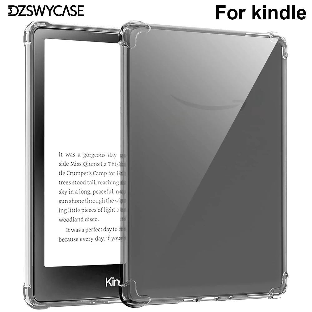 

Прозрачный чехол для Kindle 11-го/10-го поколения, для Kindle Paperwhite 6 5 4 3 2 1, задняя крышка из ТПУ, ультратонкий мягкий чехол из ТПУ
