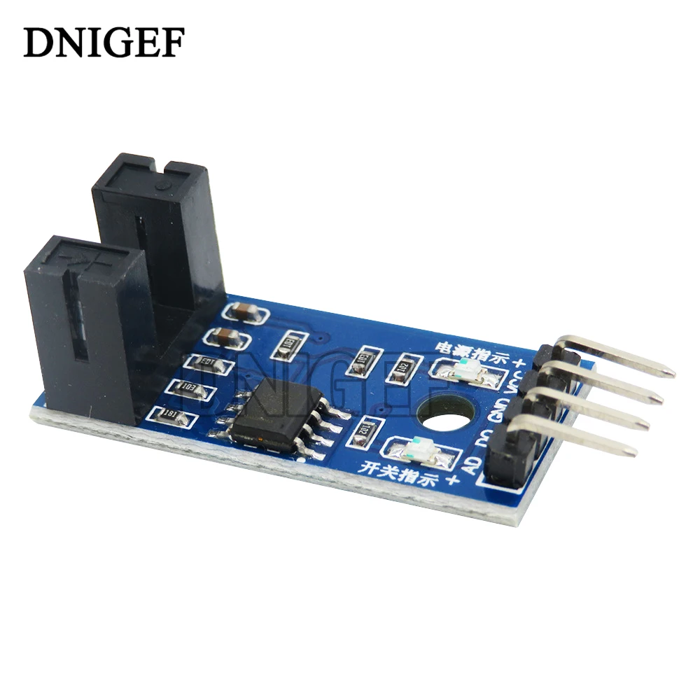 10 Buah Modul Sensor Kecepatan Modul Penghitung Generator Tacho Optocoupler Tipe Slot Sensor Tacho untuk Kit Diy