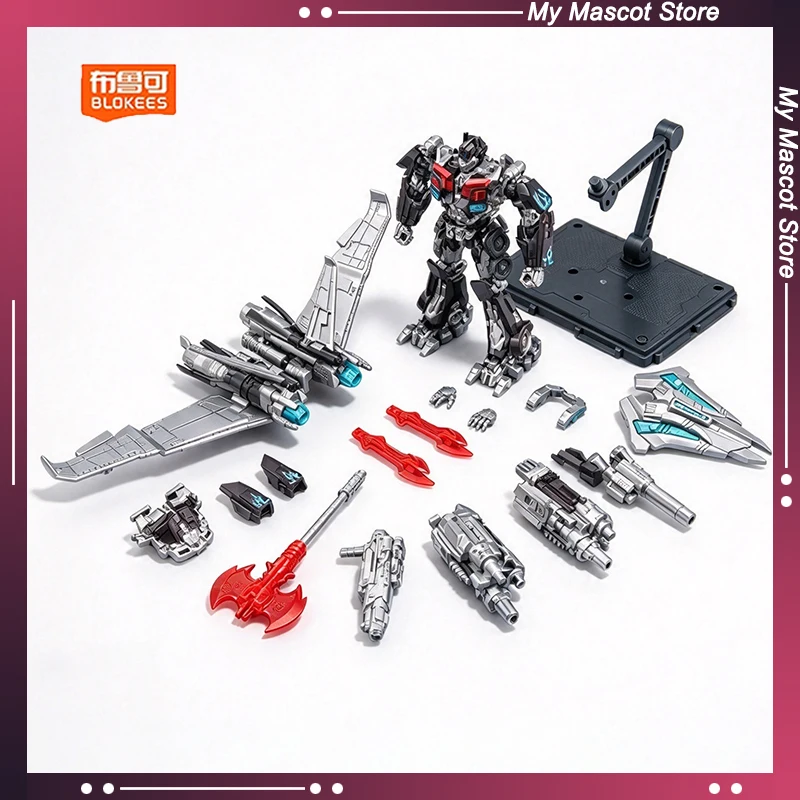 Blokees Genuine Transformers Optimus Prime Original/Dark Ver with Wing Action Figure Posable Building Block Collectible Model