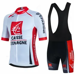 Short Sleeve Cycling Jersey Set for Men, Breathable MTB Bike Clothing, Maillot Ropa Ciclismo Uniform, Summer